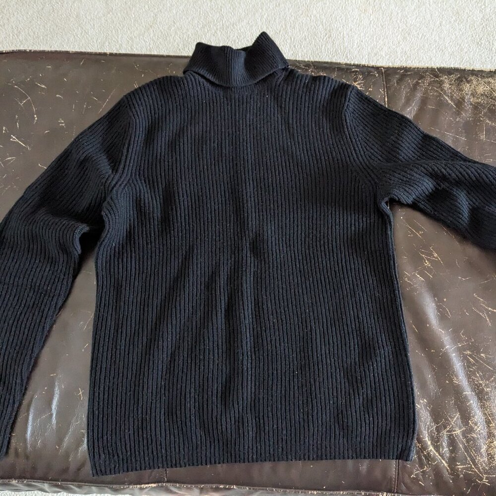 Italian Wool-Blend Turtleneck Sweater